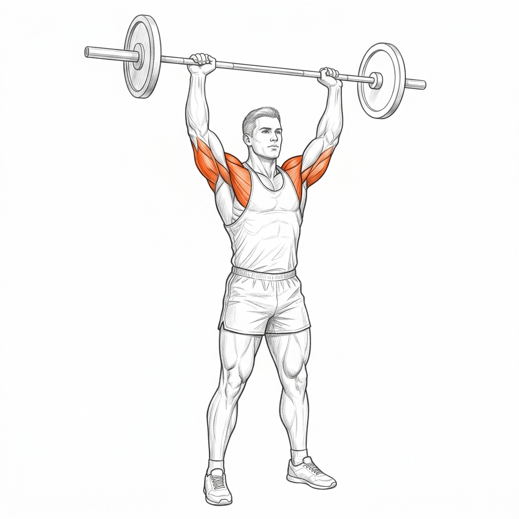 Exercise targeting shoulders