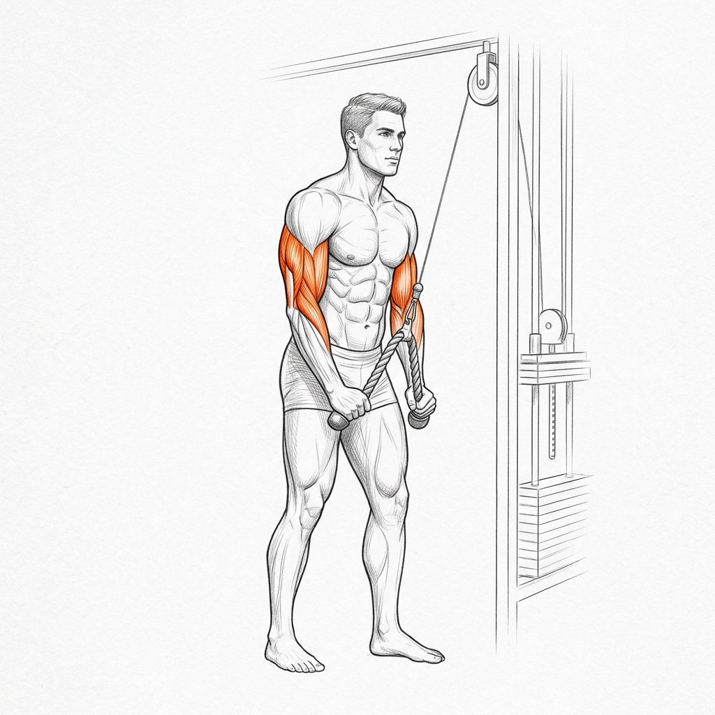 Exercise targeting triceps
